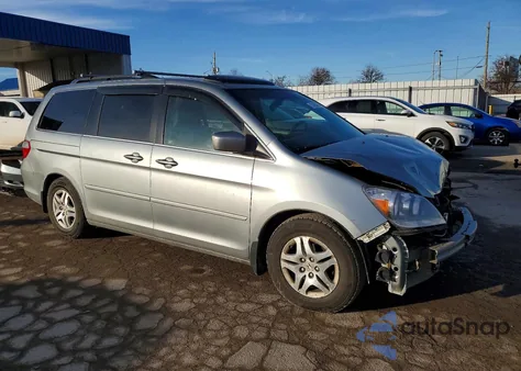2007 Honda Odyssey Exl z USA, uszkodzony, nr VIN 5FNRL38697B105995